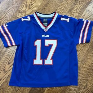 NFL Bills Josh Allen Jersey size youth large ALTERED in length